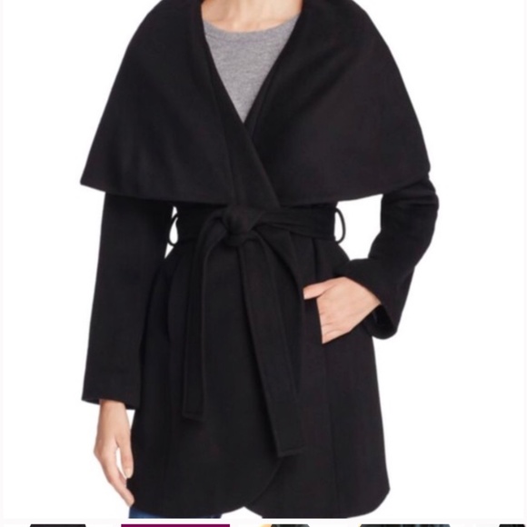 Tahari Wrap Coat - Picture 5 of 6